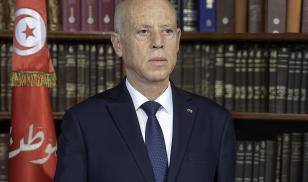 Tunisian president Kais Saied