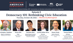 RAD episode 5: Rethinking Civic Education title card 